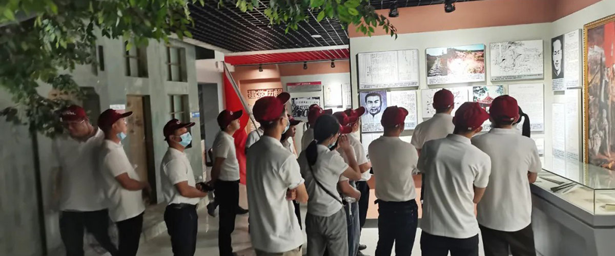 金萊勒電氣營銷團隊參觀永樂人民抗日自衛游擊總隊紀念館-3